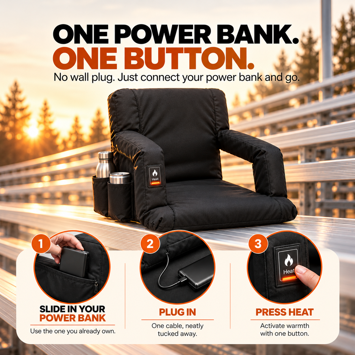 KALYRA™ — Heated Stadium Seat