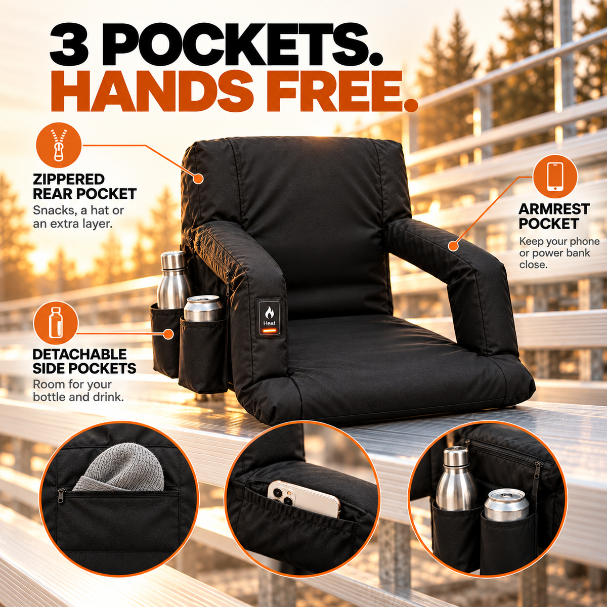 KALYRA™ — Heated Stadium Seat