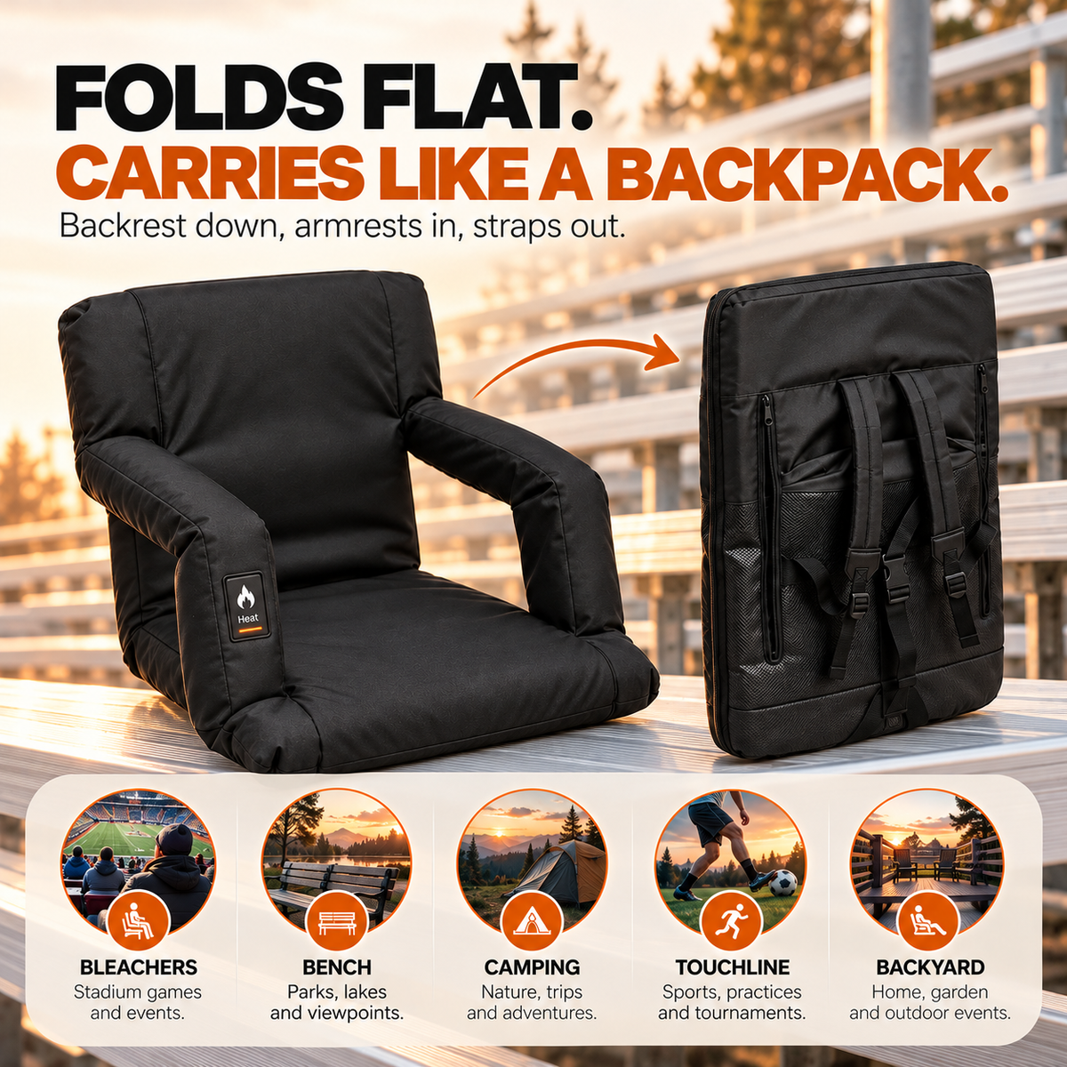 KALYRA™ — Heated Stadium Seat
